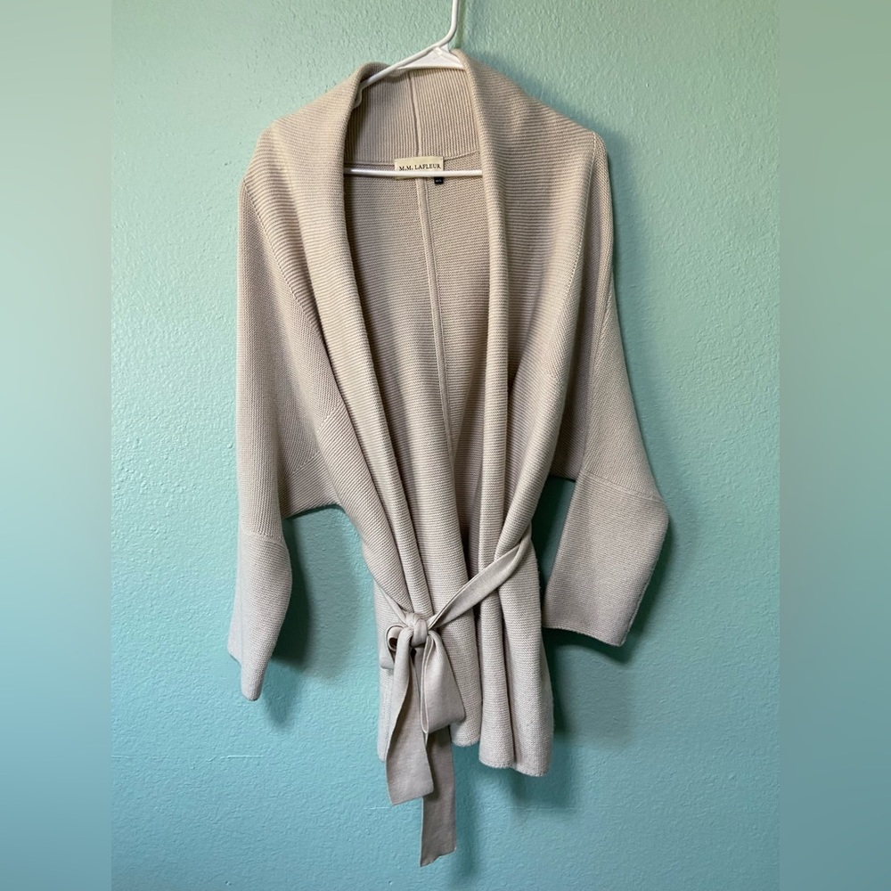 MM Lafleur Women's Cardigan in Cream - Picture 4 of 12